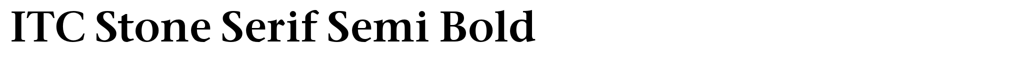 ITC Stone Serif Semi Bold image